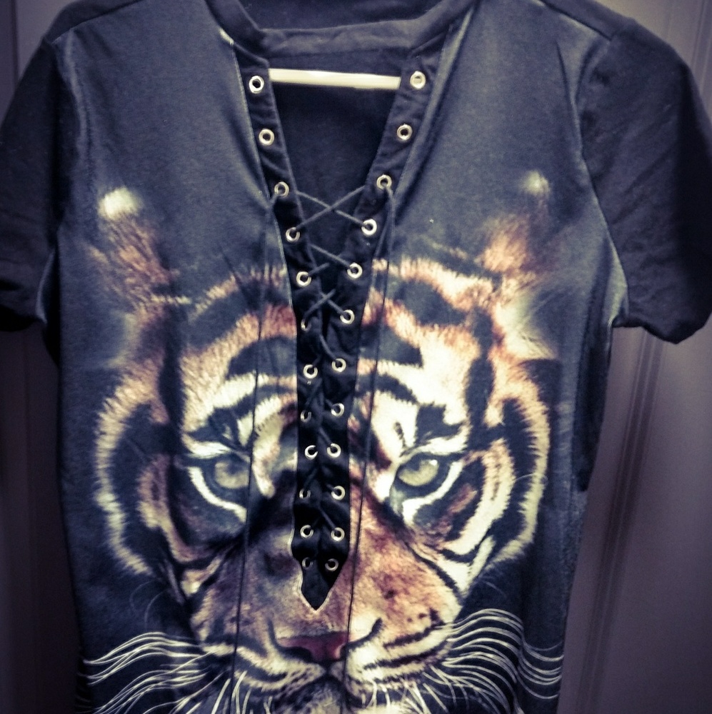 Low Cut Tiger Shirt!!!